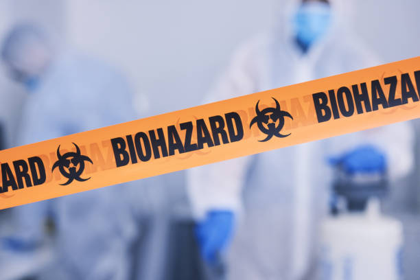 Professional Biohazard Cleanup technician working in Middletown, MD